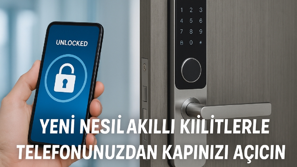 Yeni Nesil Akıllı Kilitlerle Telefonunuzdan Kapınızı Açın